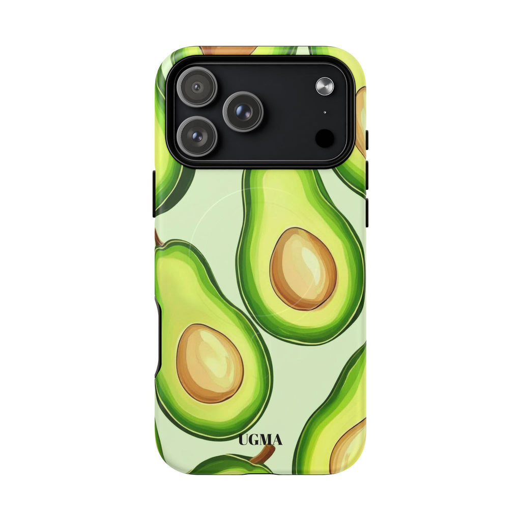 Avocado Pattern Phone Case — Tough Magnetic Protective Cover