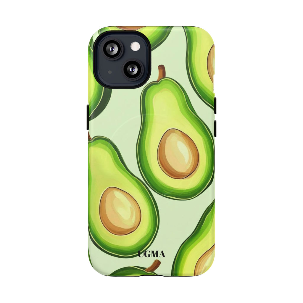 Avocado Pattern Phone Case — Tough Magnetic Protective Cover