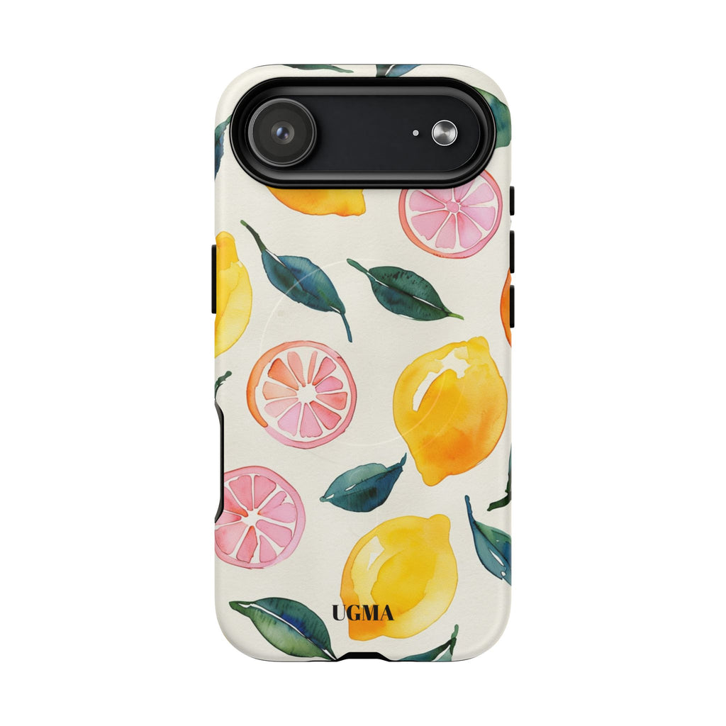 Lemon Citrus Tough Magnetic Phone Case