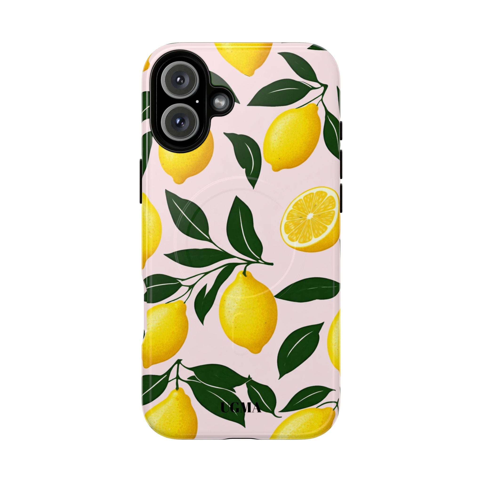 Lemon Pattern Tough Magnetic Phone Case