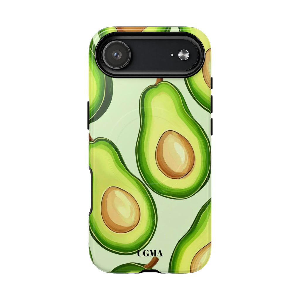 Avocado Pattern Phone Case — Tough Magnetic Protective Cover