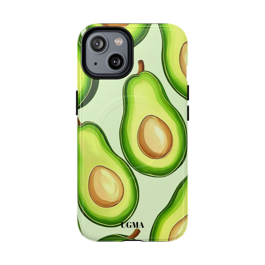 Avocado Pattern Phone Case — Tough Magnetic Protective Cover