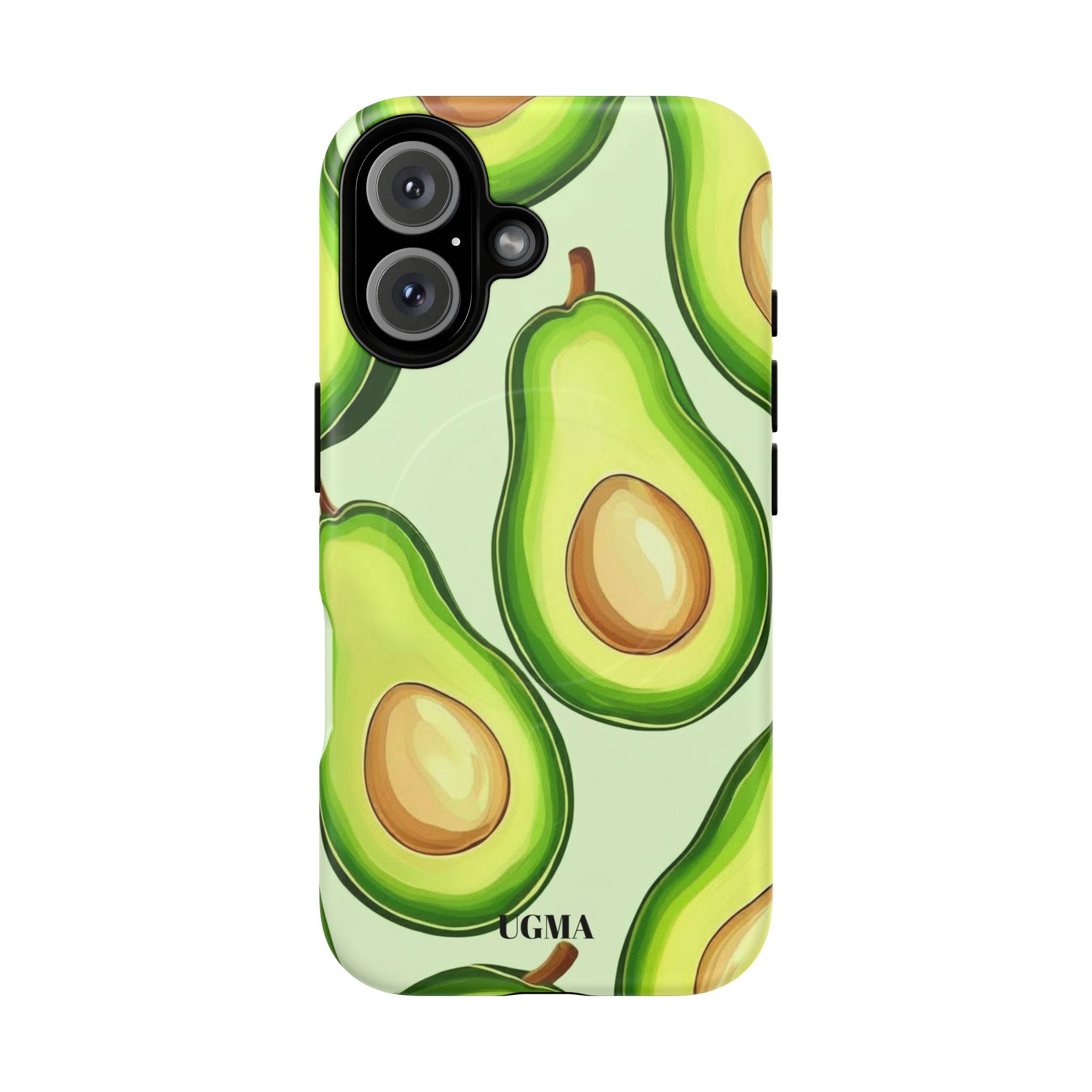 Avocado Pattern Phone Case — Tough Magnetic Protective Cover