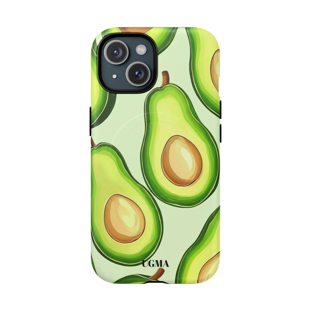 Avocado Pattern Phone Case — Tough Magnetic Protective Cover