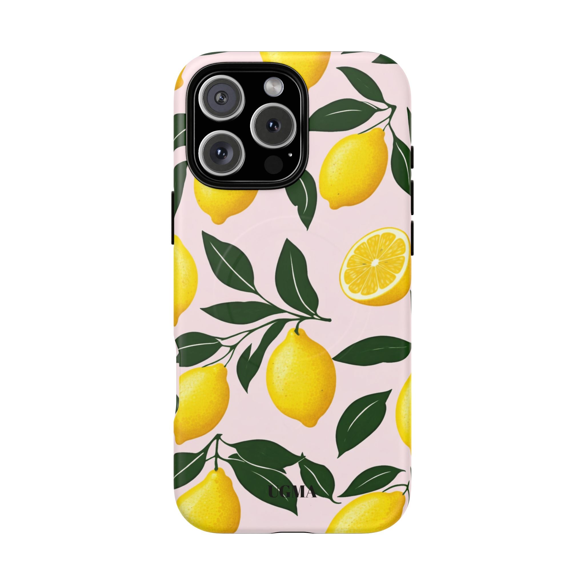 Lemon Pattern Tough Magnetic Phone Case