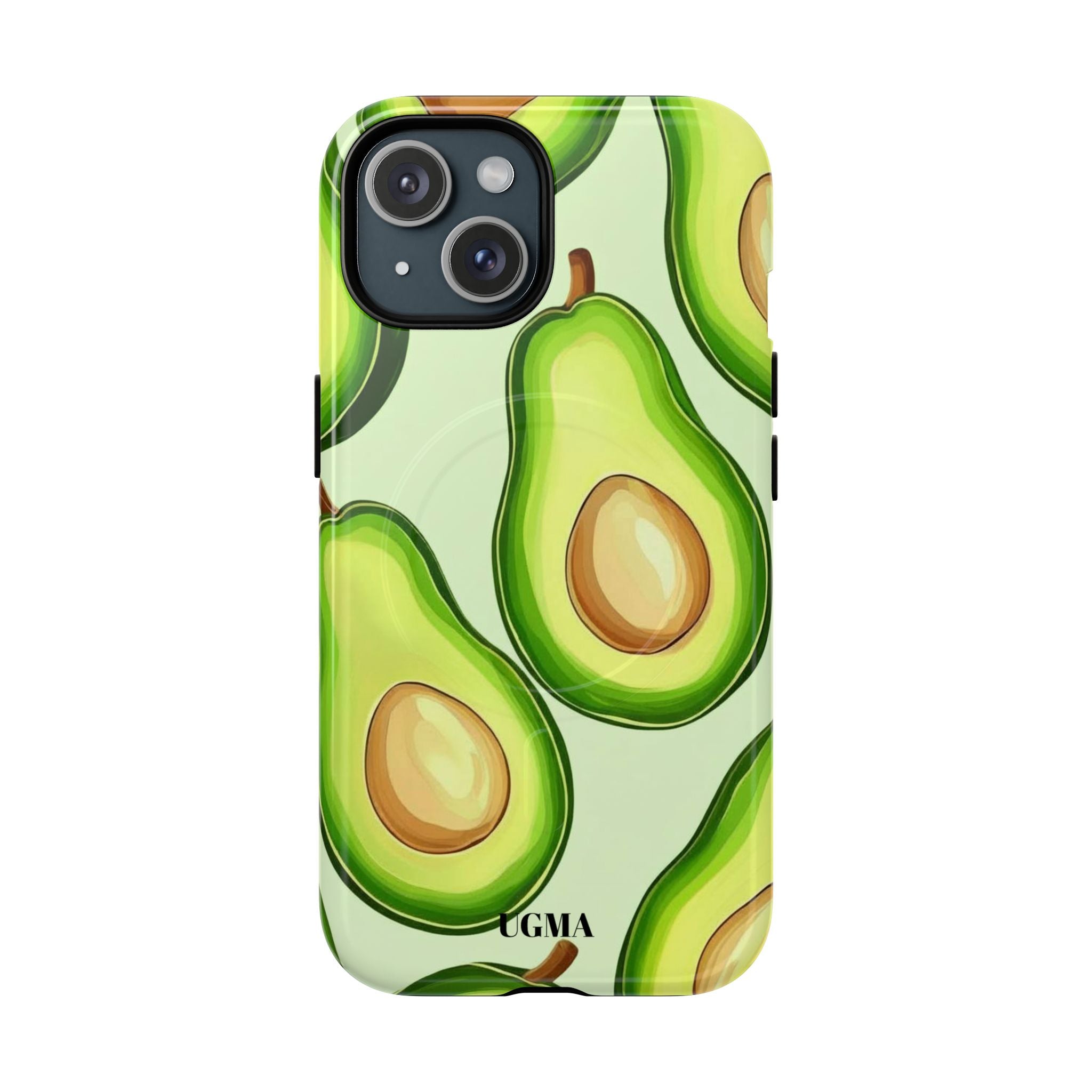 Avocado Pattern Phone Case — Tough Magnetic Protective Cover