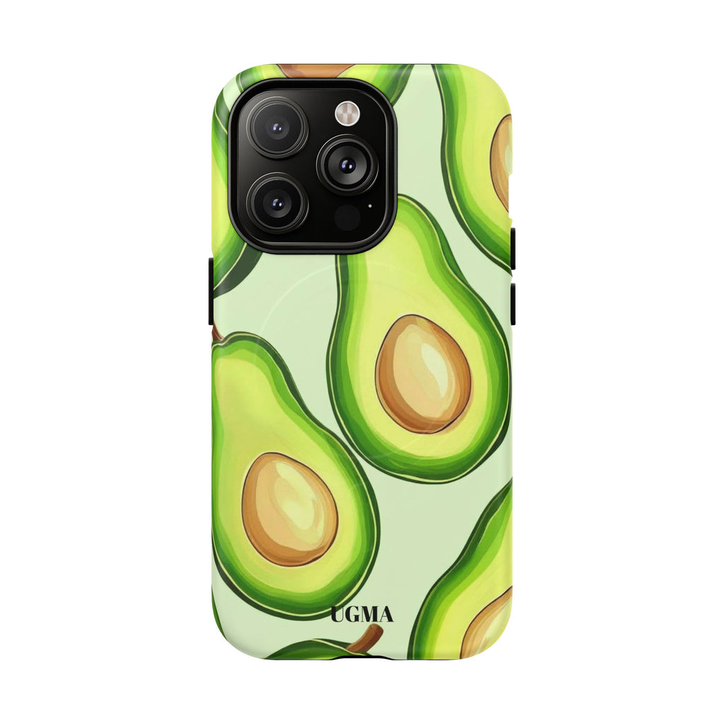 Avocado Pattern Phone Case — Tough Magnetic Protective Cover