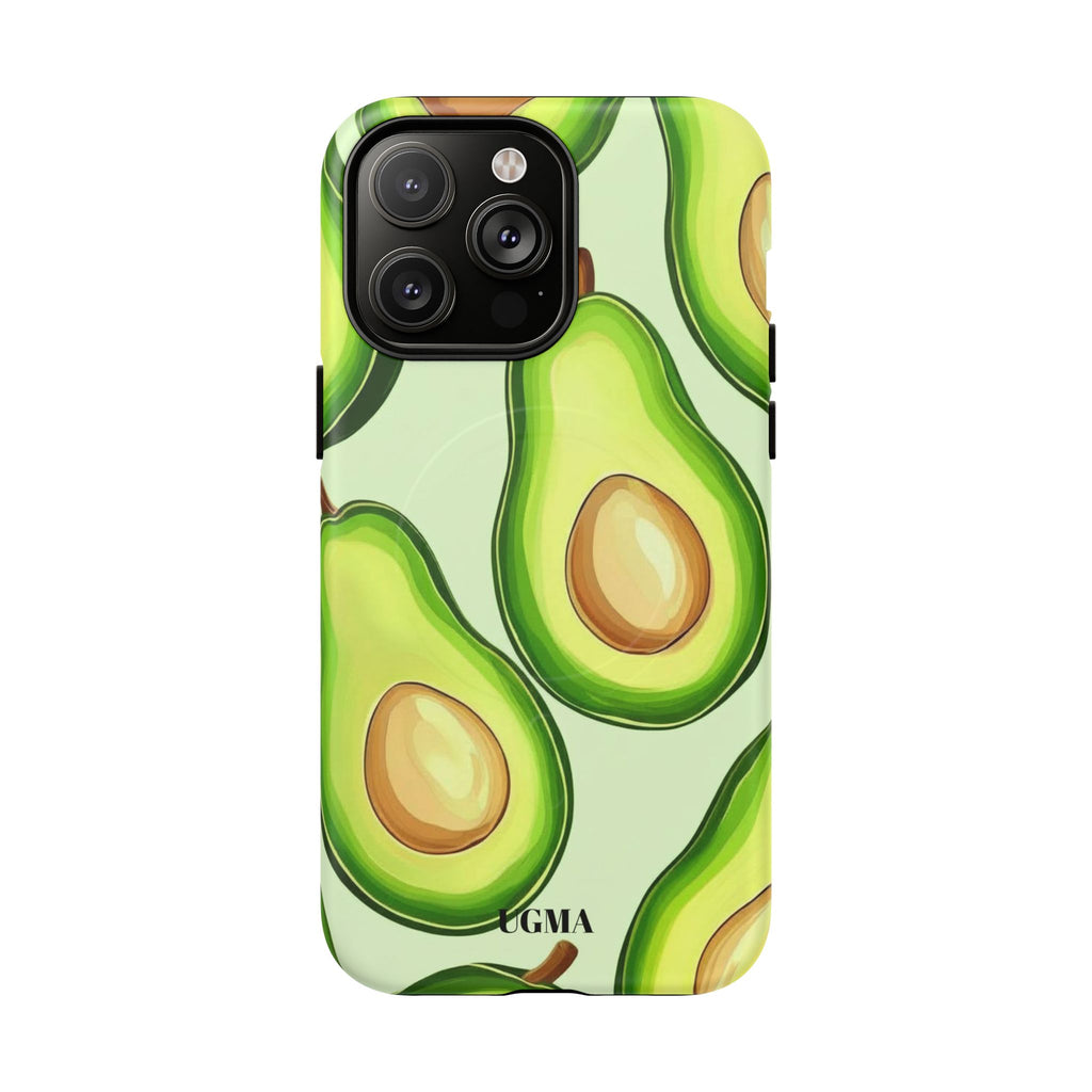 Avocado Pattern Phone Case — Tough Magnetic Protective Cover