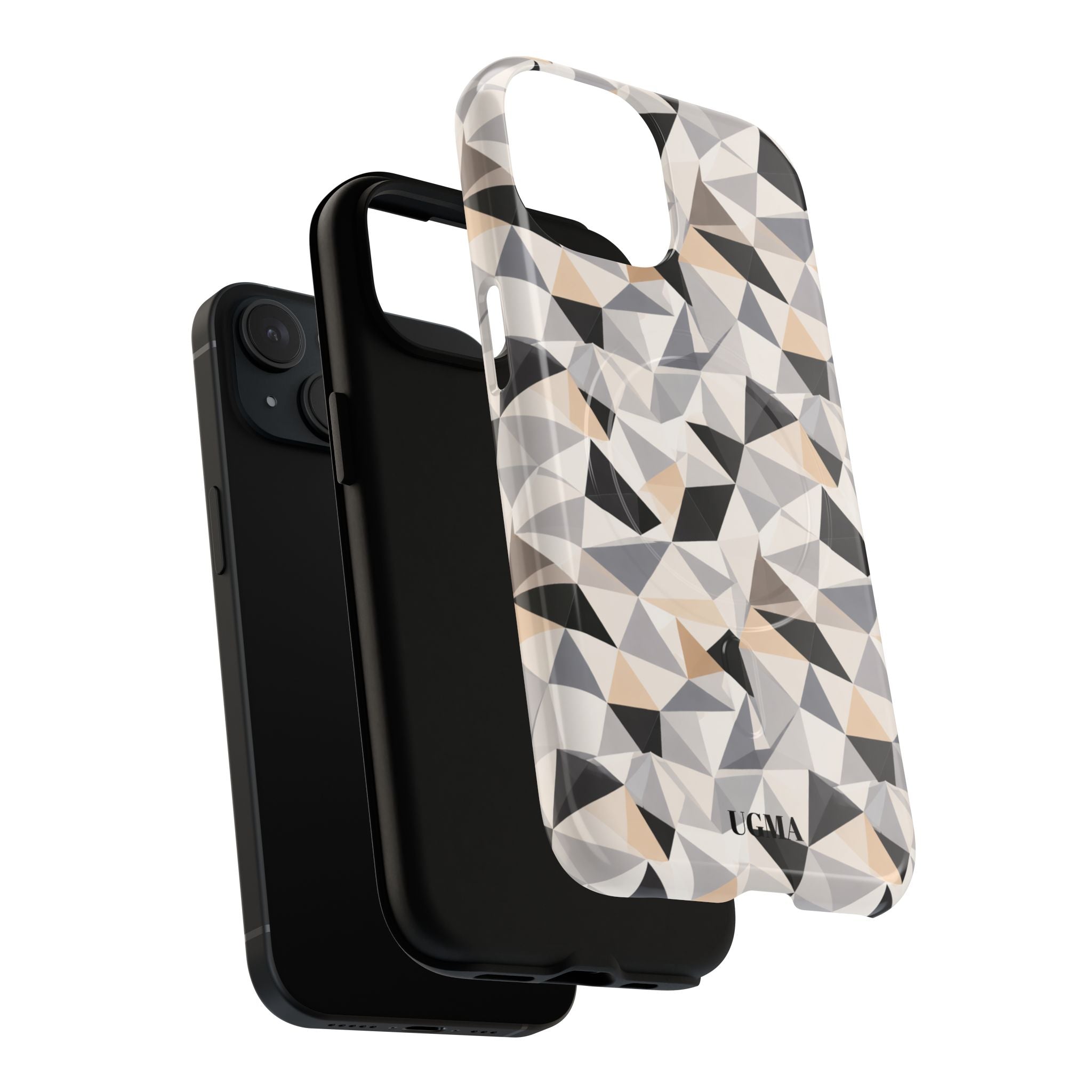 Geometric Neutral Tough Magnetic Phone Case