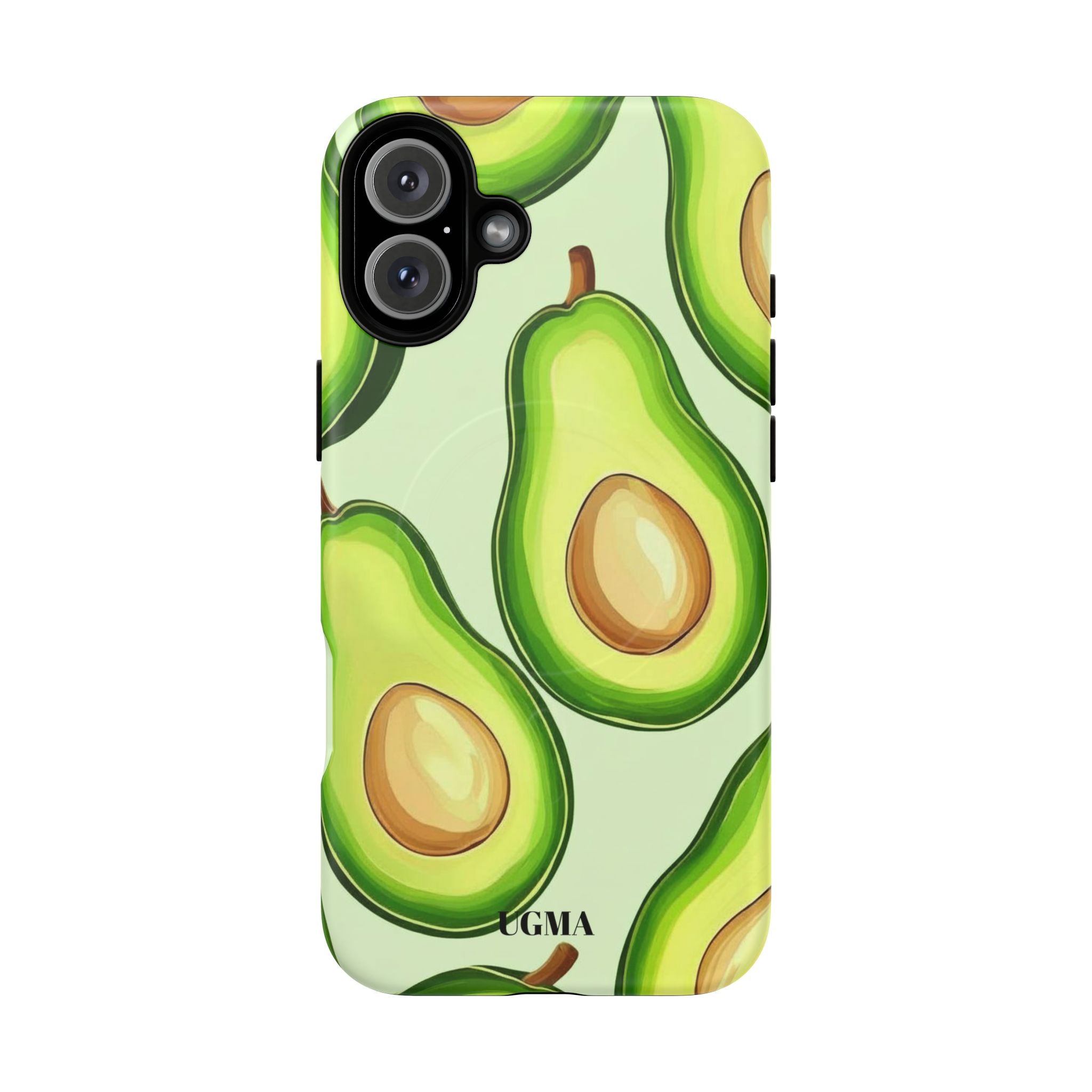 Avocado Pattern Phone Case — Tough Magnetic Protective Cover