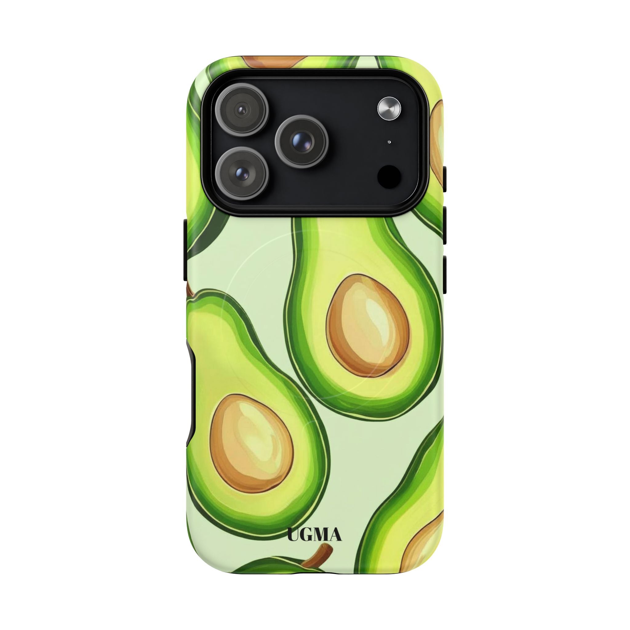 Avocado Pattern Phone Case — Tough Magnetic Protective Cover
