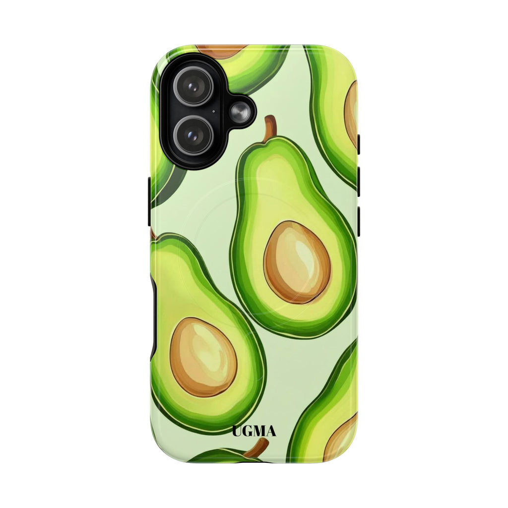 Avocado Pattern Phone Case — Tough Magnetic Protective Cover
