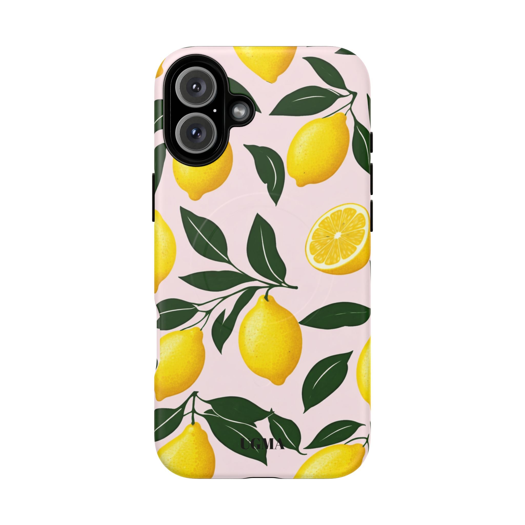 Lemon Pattern Tough Magnetic Phone Case