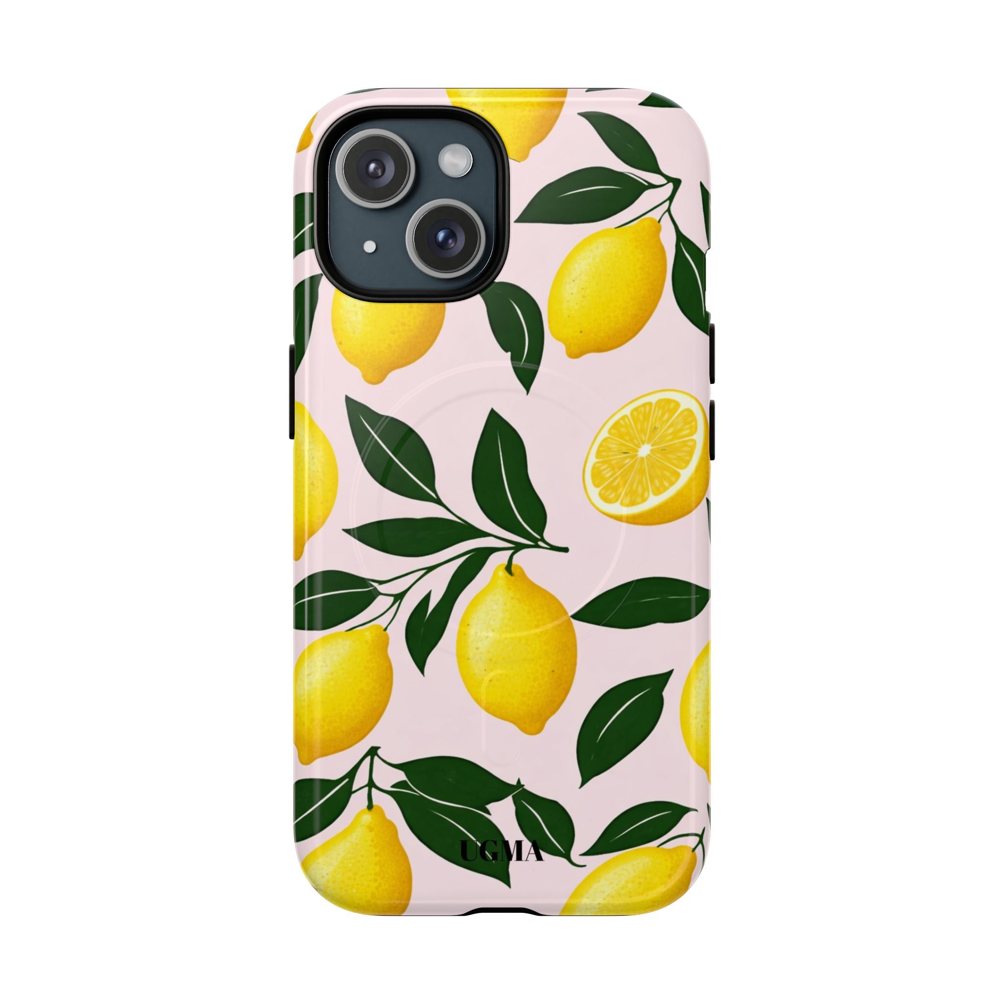 Lemon Pattern Tough Magnetic Phone Case