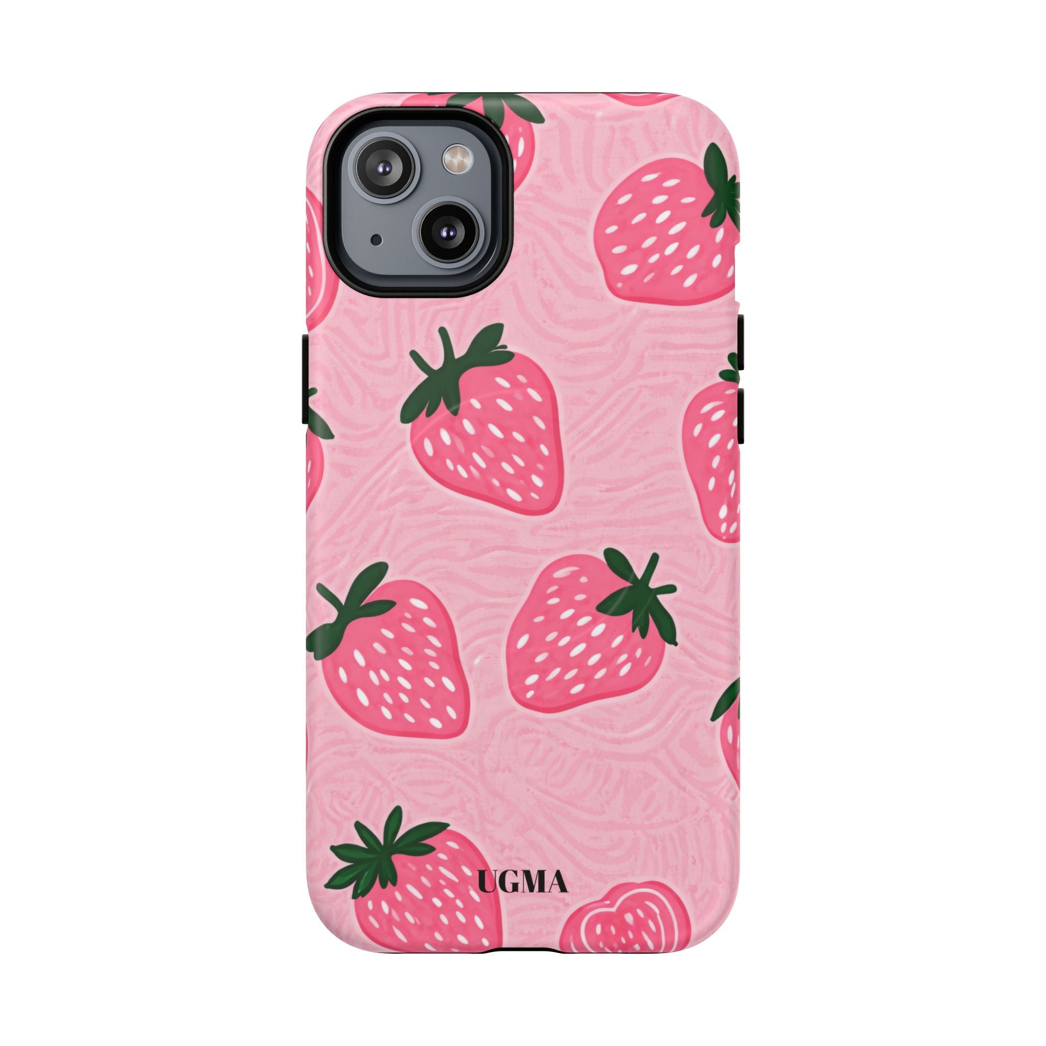 Strawberry Tough Magnetic Phone Case — Durable Magnetic Snap-On Protective Cover