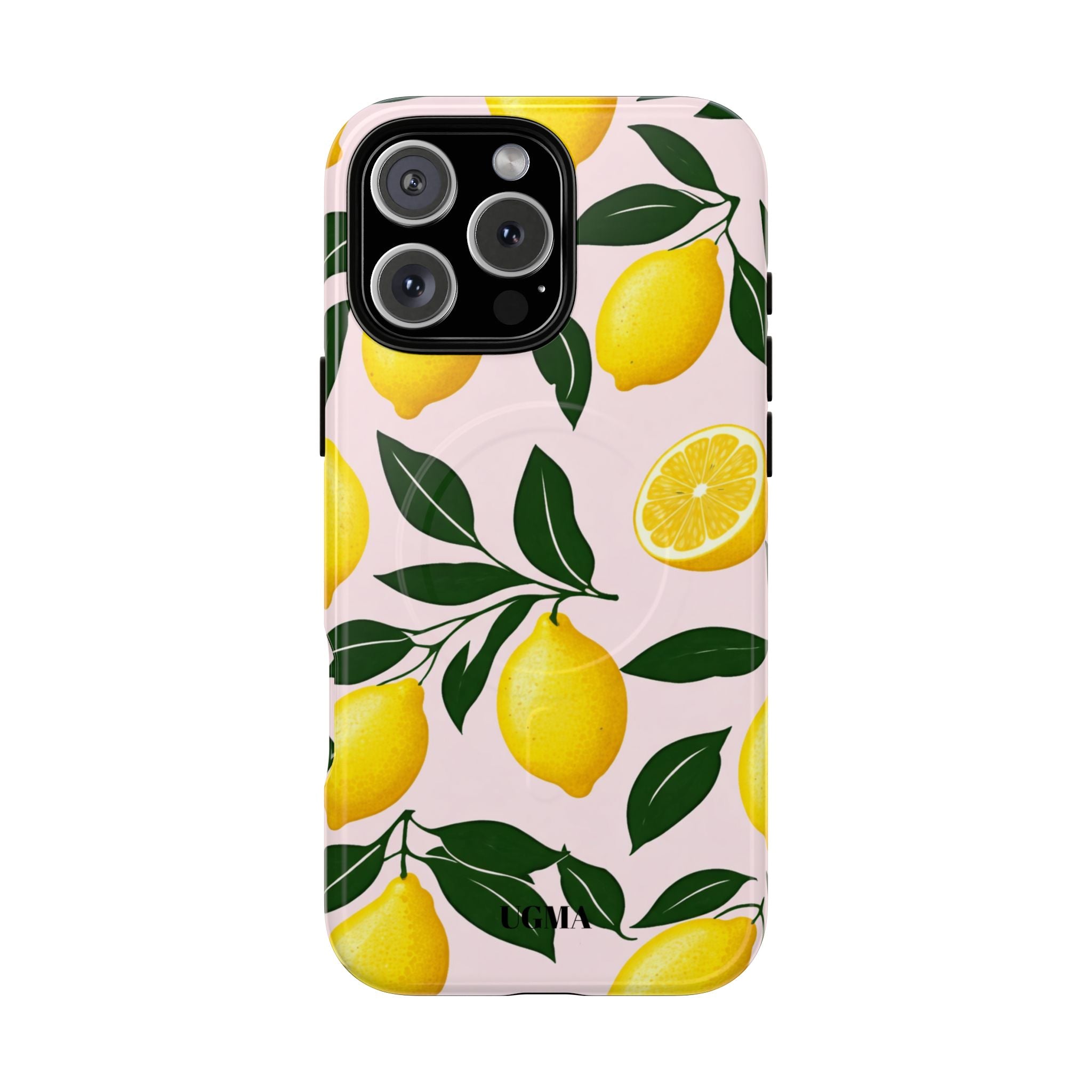 Lemon Pattern Tough Magnetic Phone Case