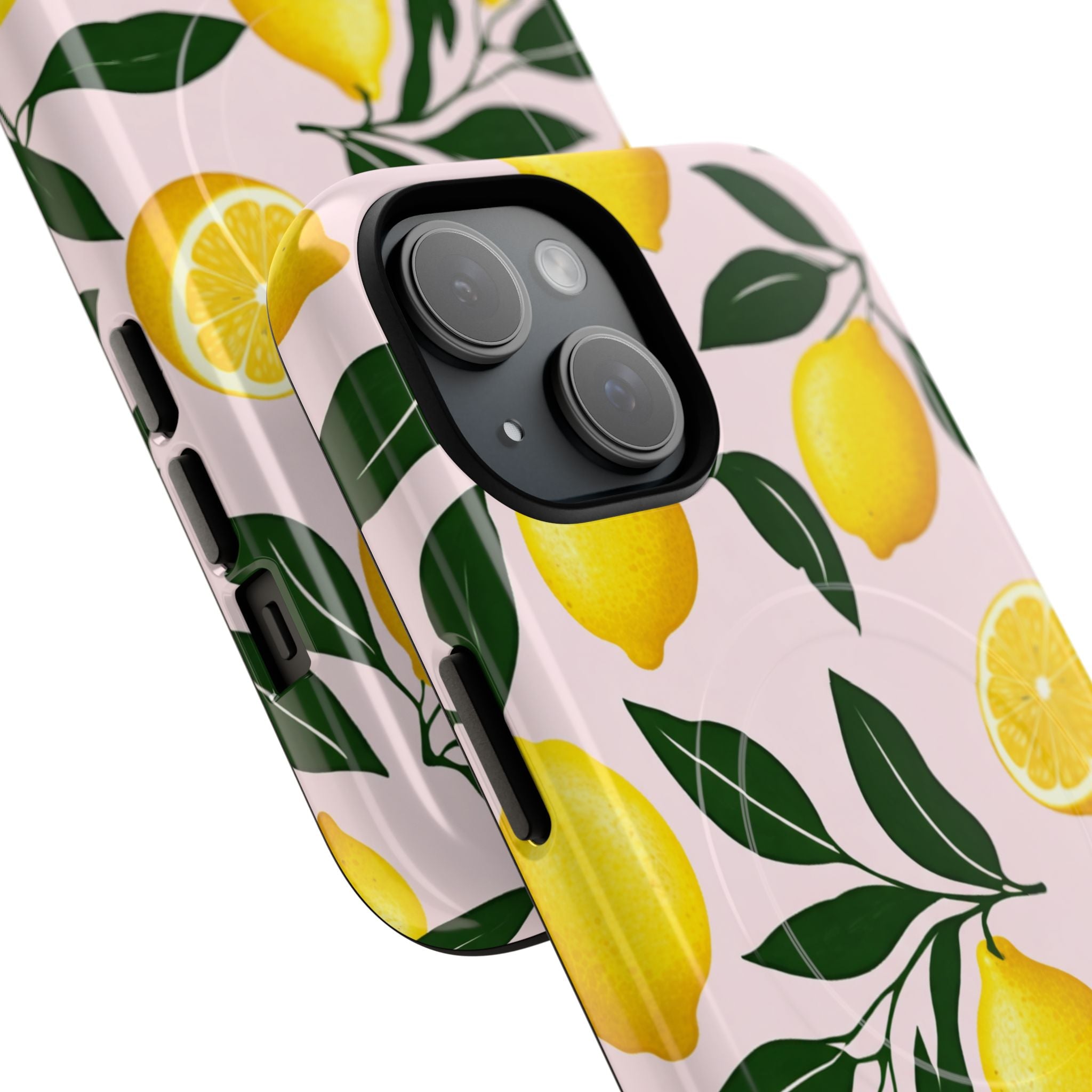Lemon Pattern Tough Magnetic Phone Case