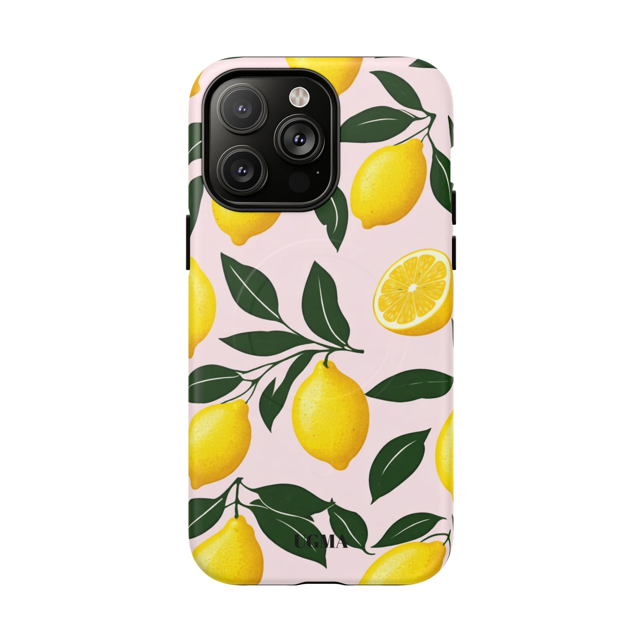 Lemon Pattern Tough Magnetic Phone Case
