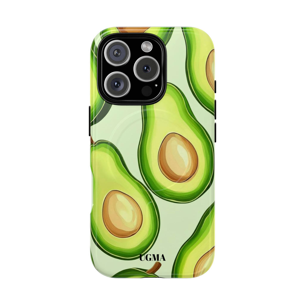 Avocado Pattern Phone Case — Tough Magnetic Protective Cover