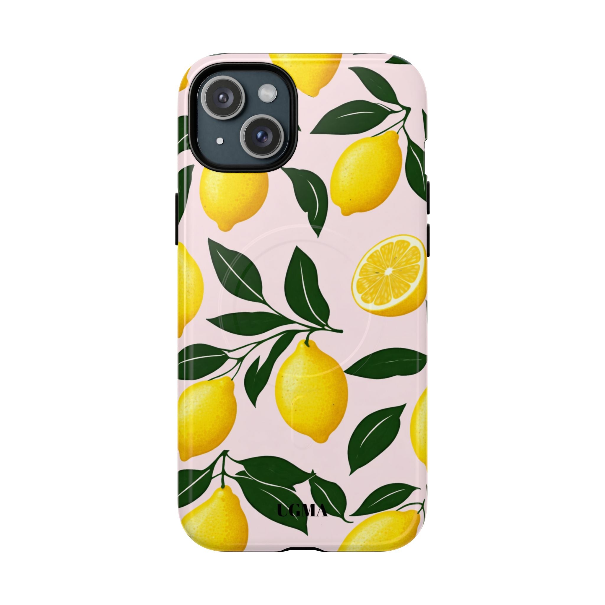 Lemon Pattern Tough Magnetic Phone Case