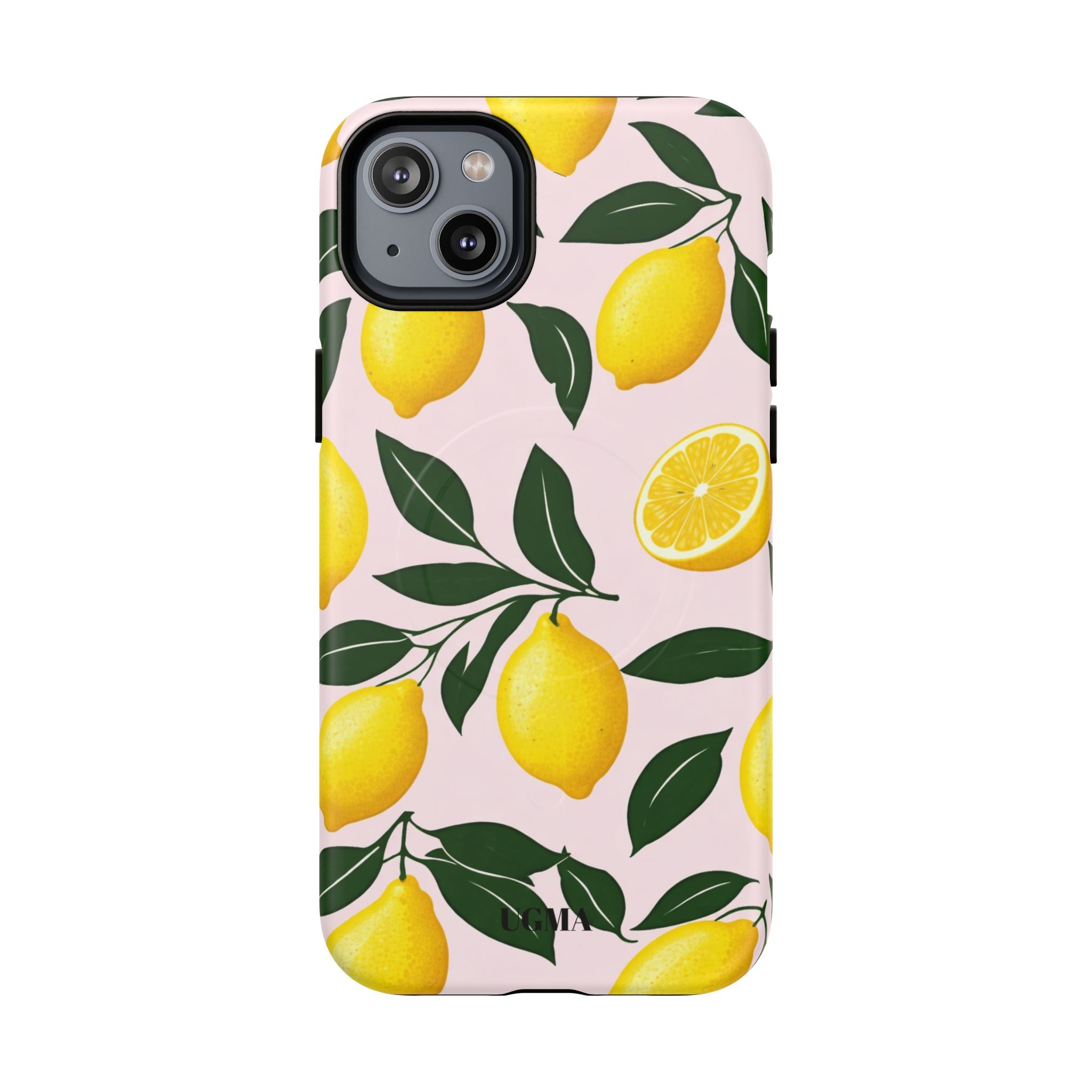 Lemon Pattern Tough Magnetic Phone Case