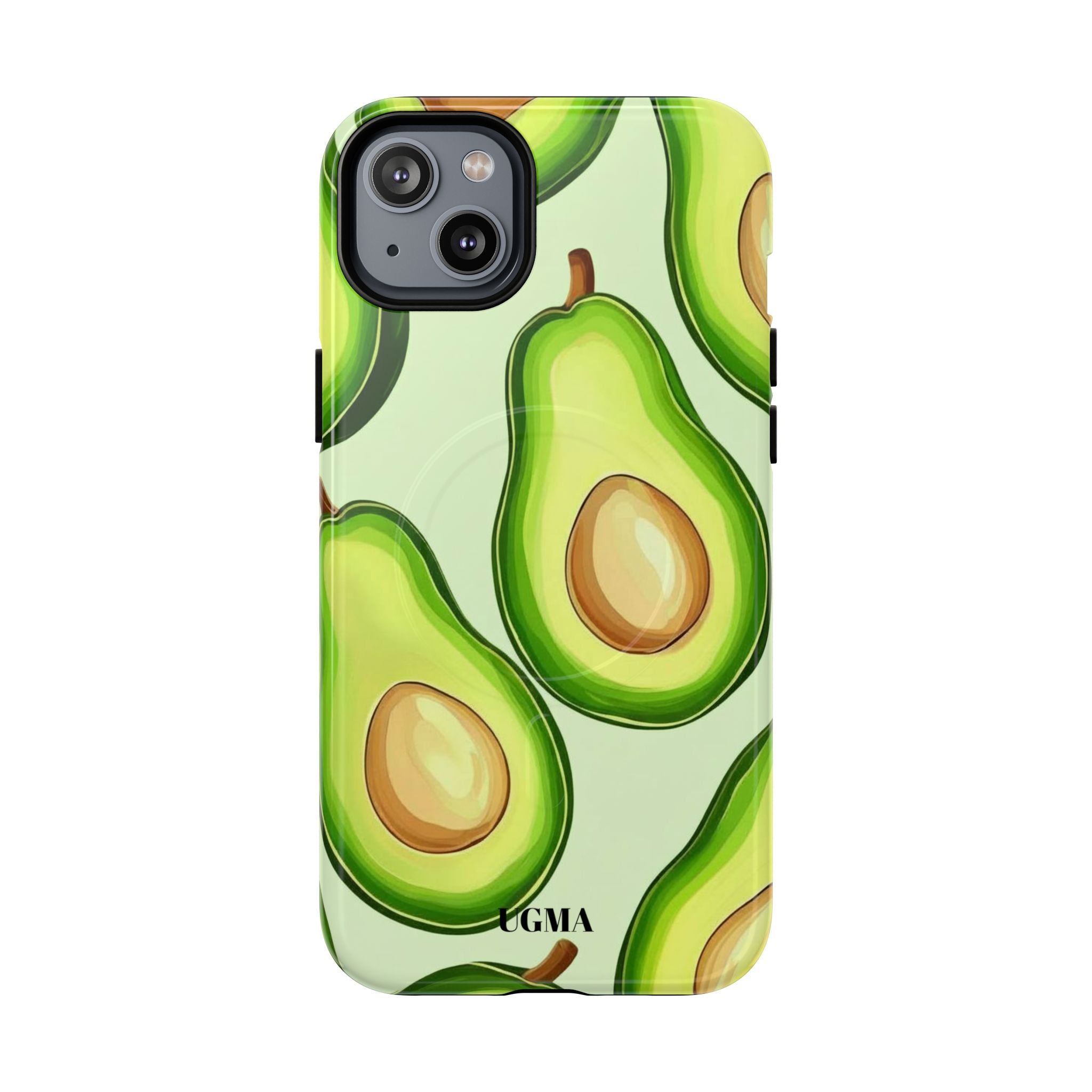Avocado Pattern Phone Case — Tough Magnetic Protective Cover