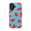 Watermelon Pattern Tough Magnetic Phone Case — Bright Summer Fruit Design