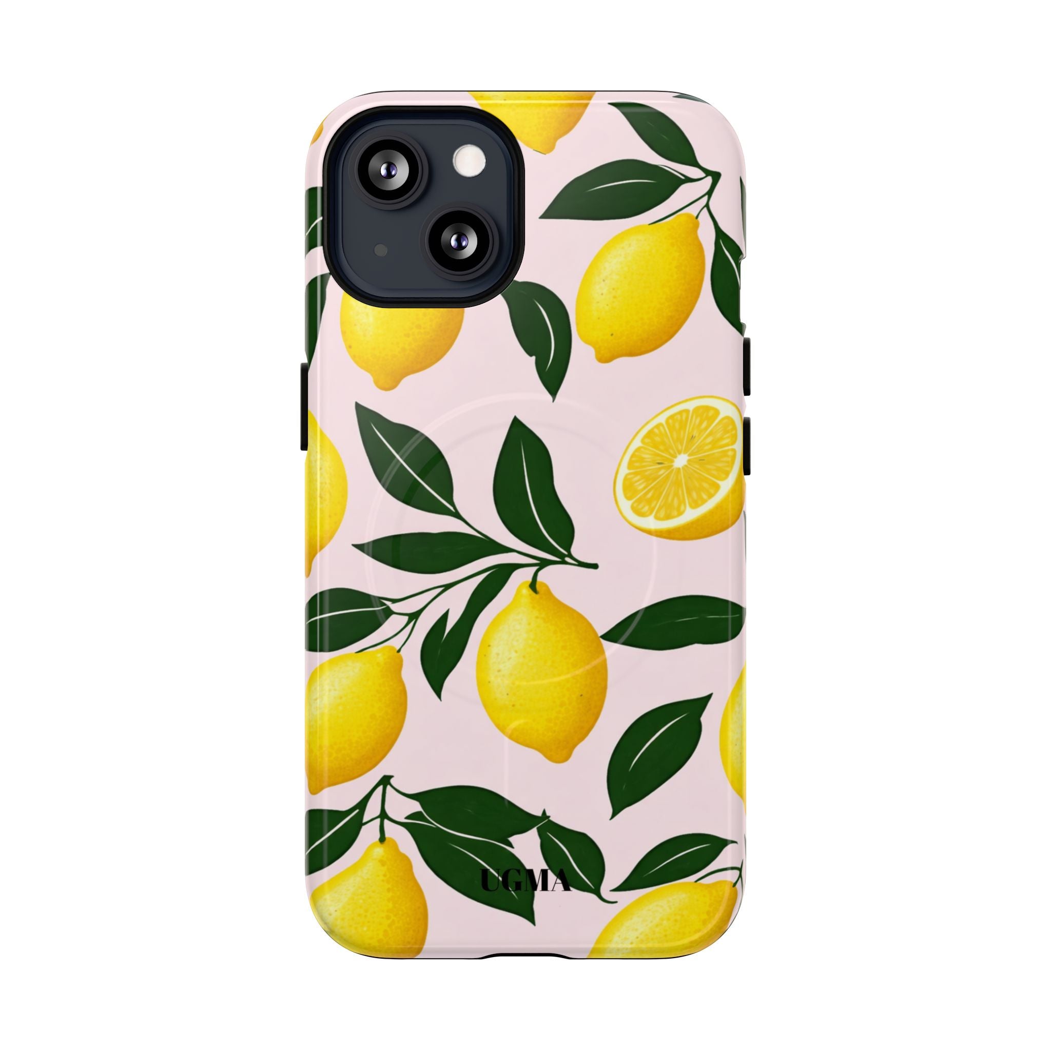 Lemon Pattern Tough Magnetic Phone Case