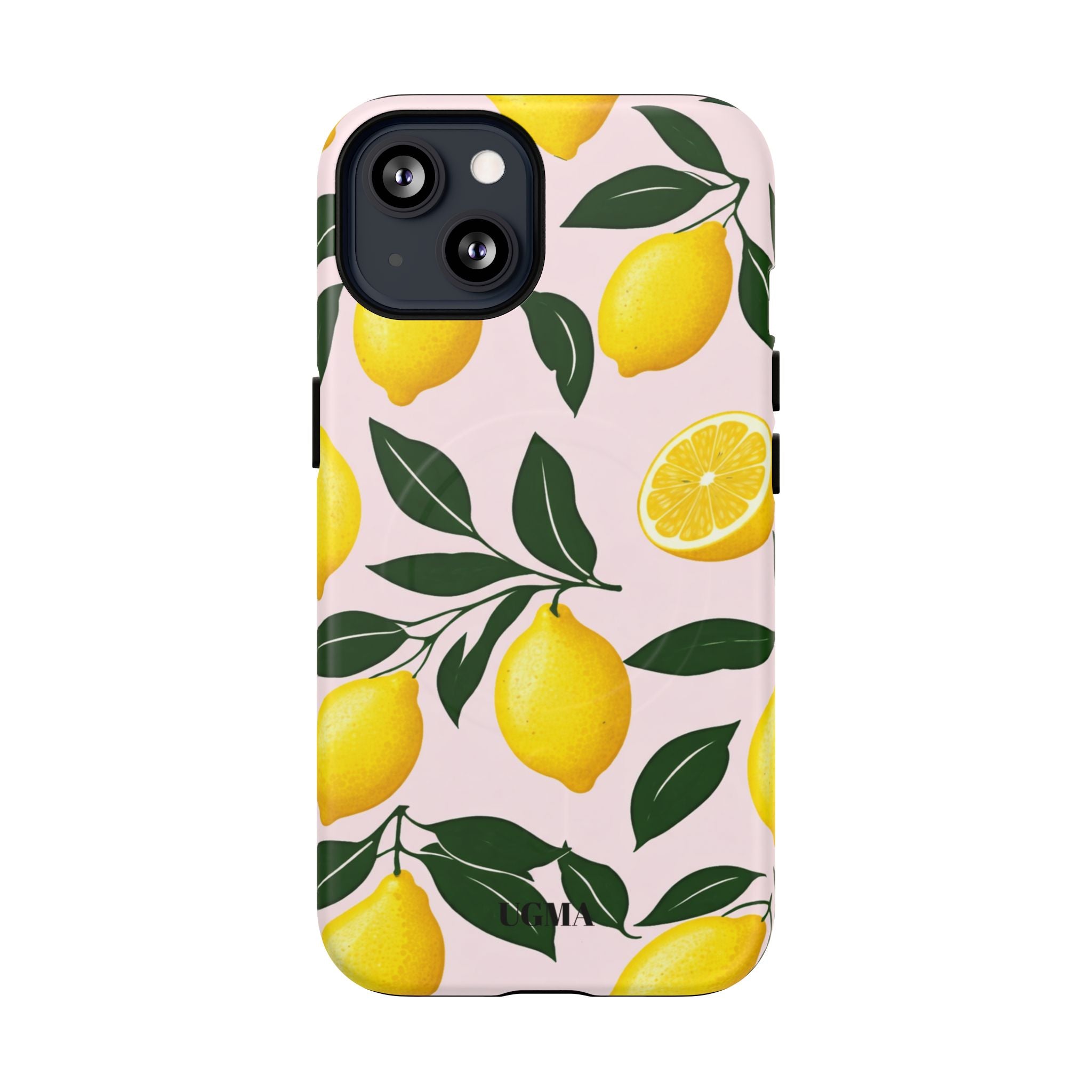 Lemon Pattern Tough Magnetic Phone Case
