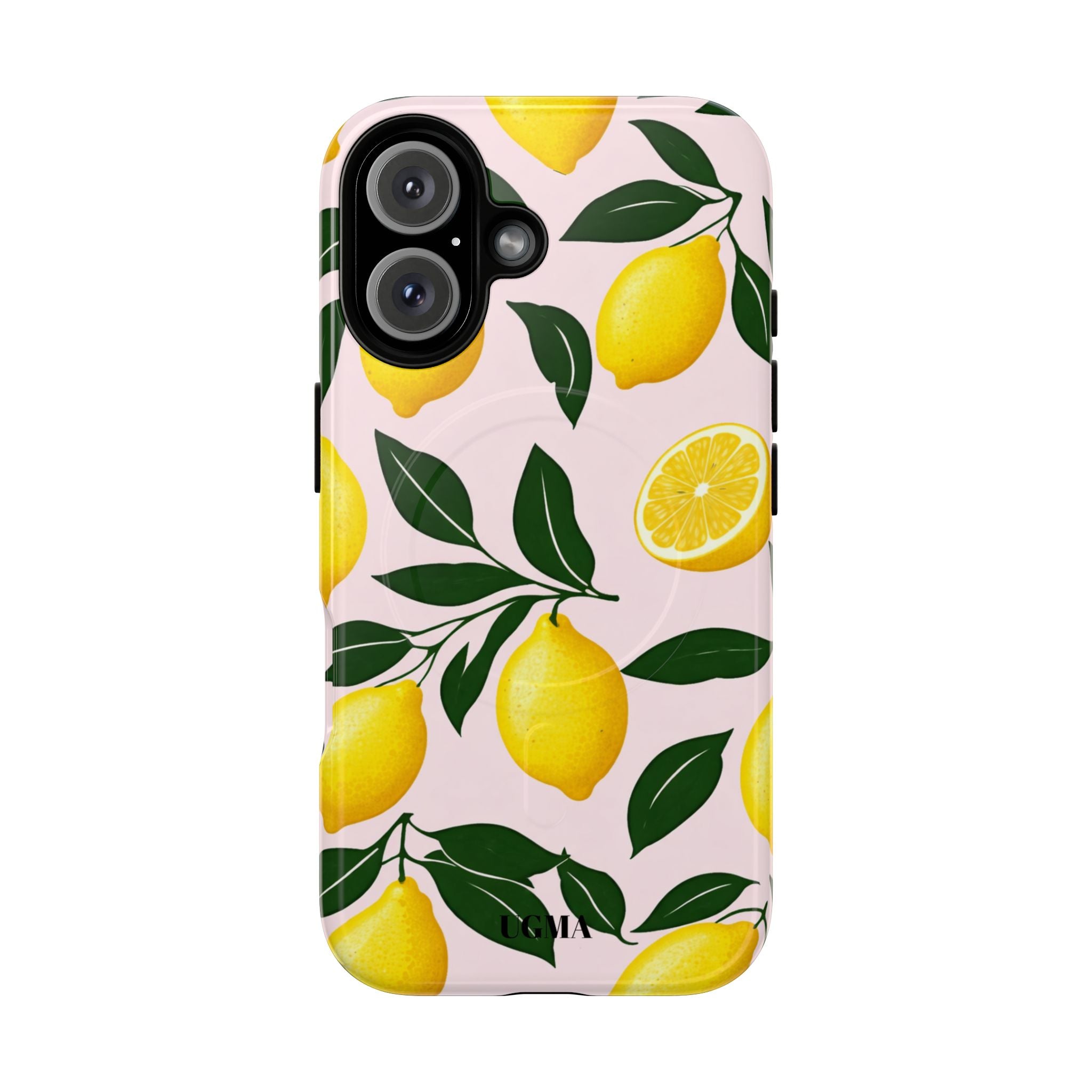 Lemon Pattern Tough Magnetic Phone Case