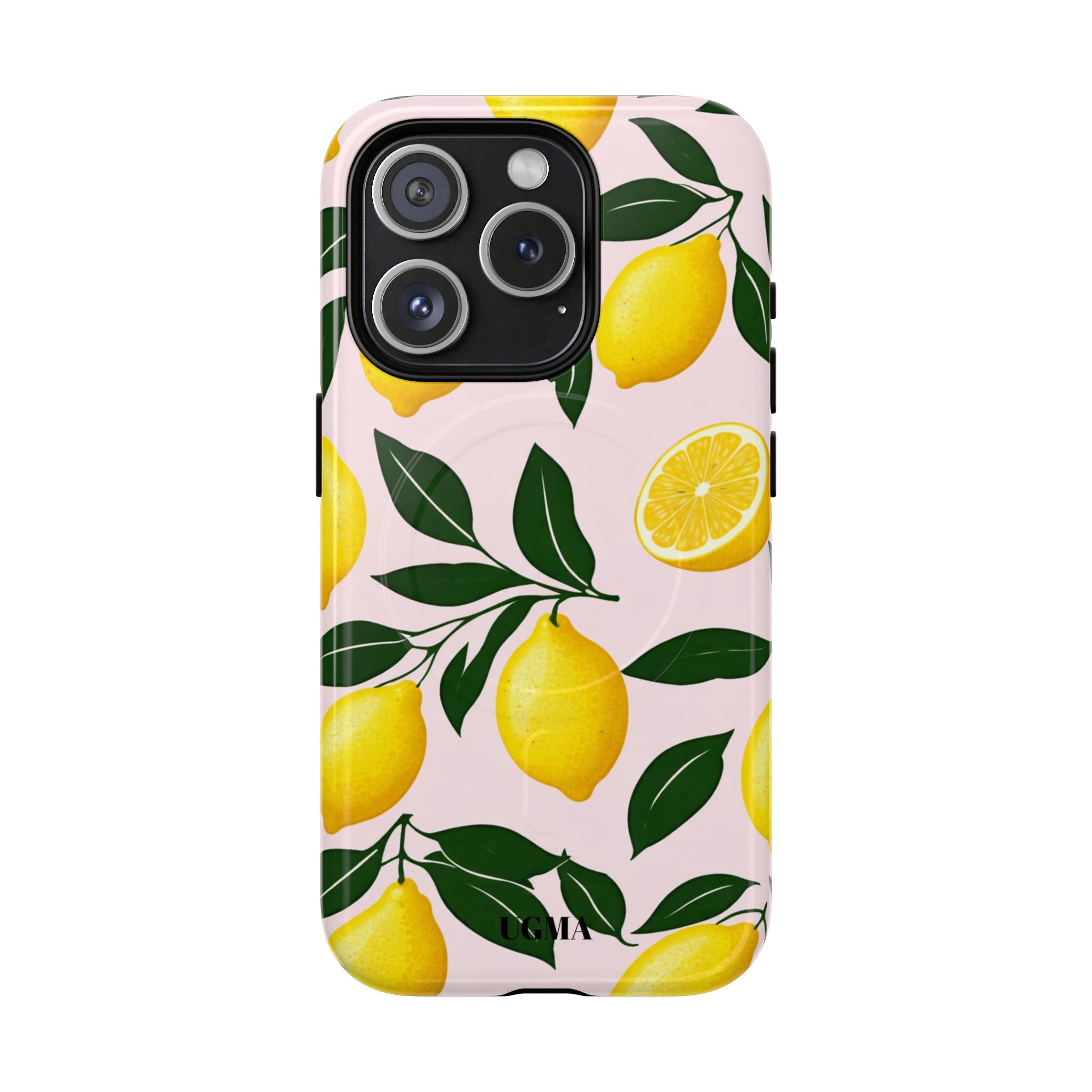 Lemon Pattern Tough Magnetic Phone Case
