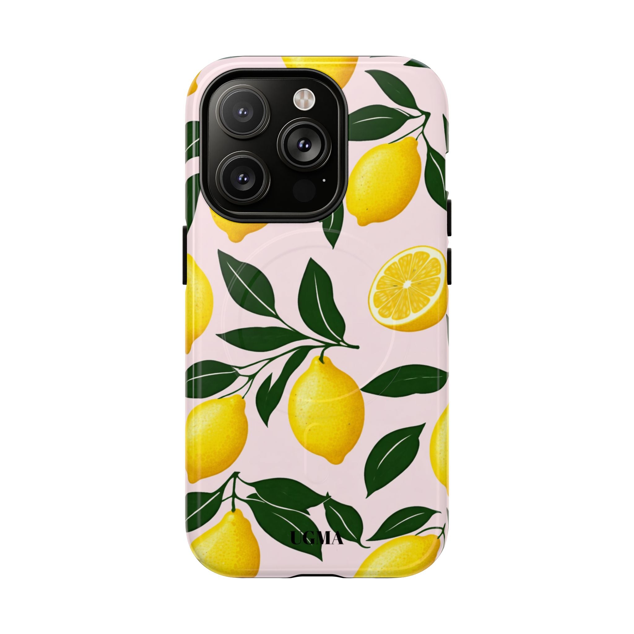 Lemon Pattern Tough Magnetic Phone Case