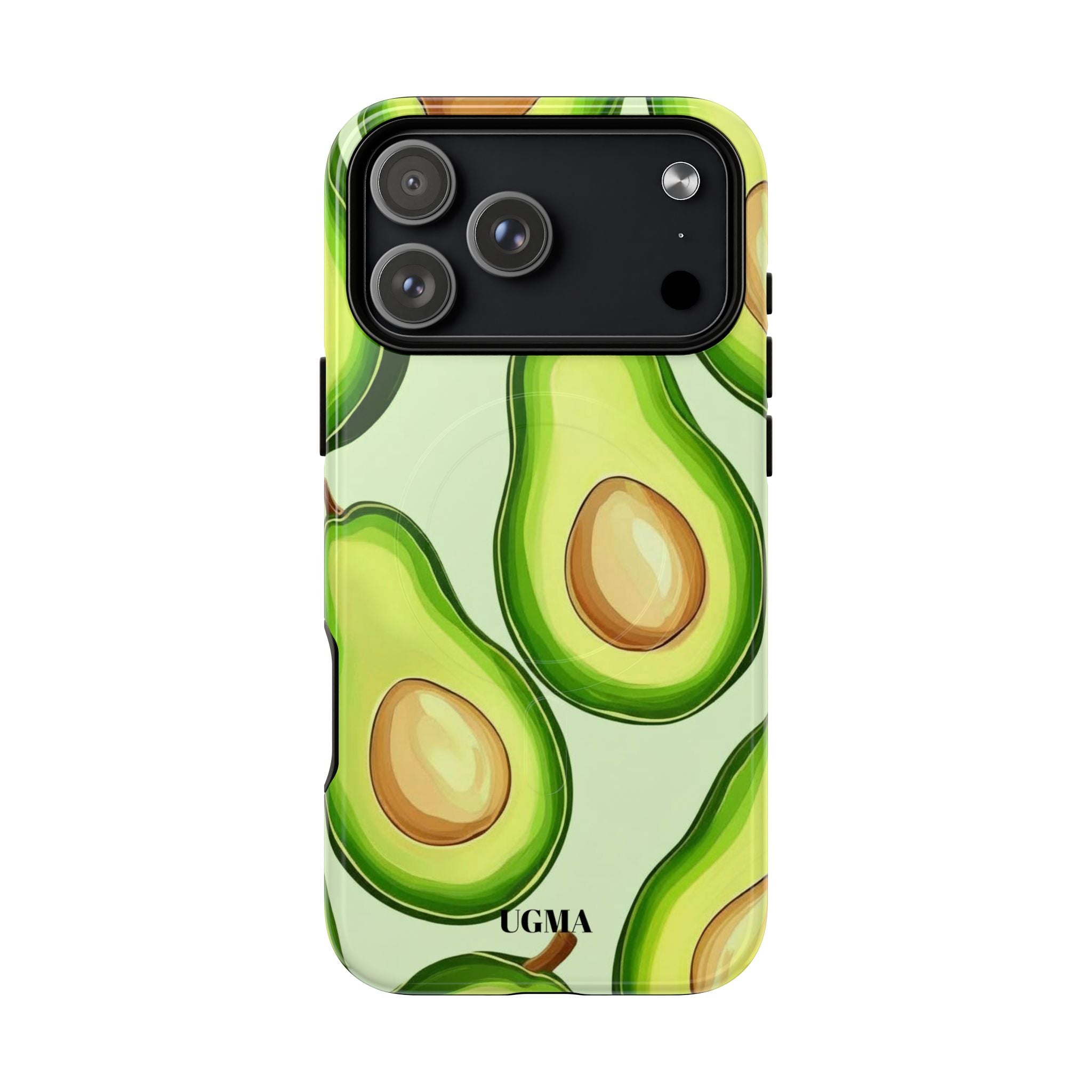 Avocado Pattern Phone Case — Tough Magnetic Protective Cover