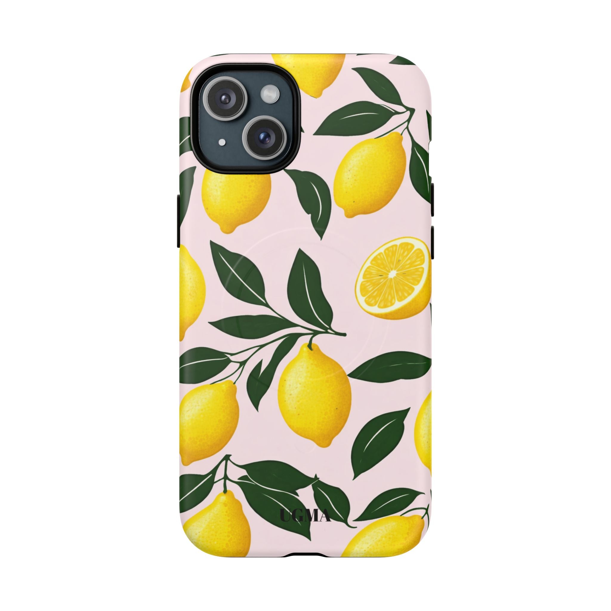 Lemon Pattern Tough Magnetic Phone Case