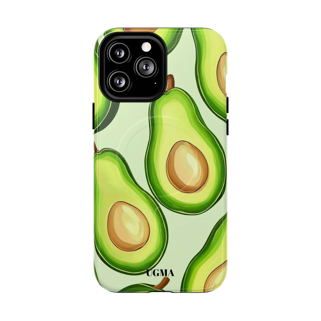 Avocado Pattern Phone Case — Tough Magnetic Protective Cover