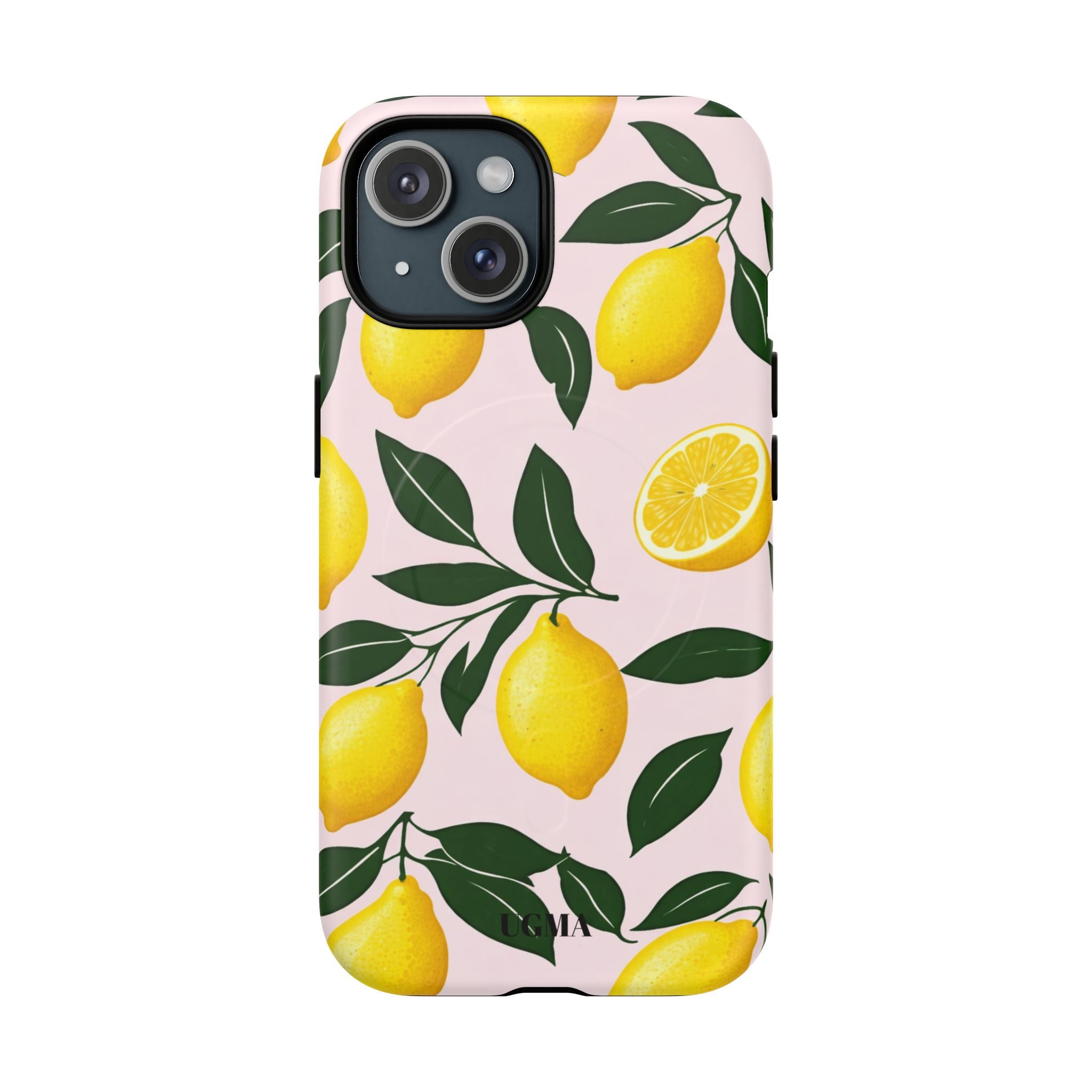 Lemon Pattern Tough Magnetic Phone Case