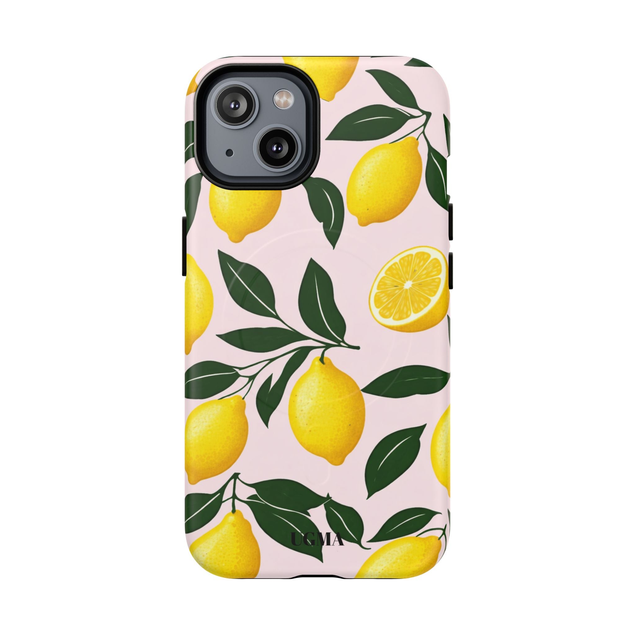 Lemon Pattern Tough Magnetic Phone Case