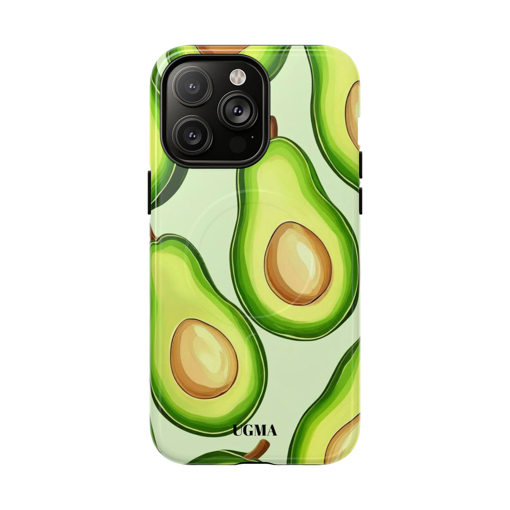Avocado Pattern Phone Case — Tough Magnetic Protective Cover