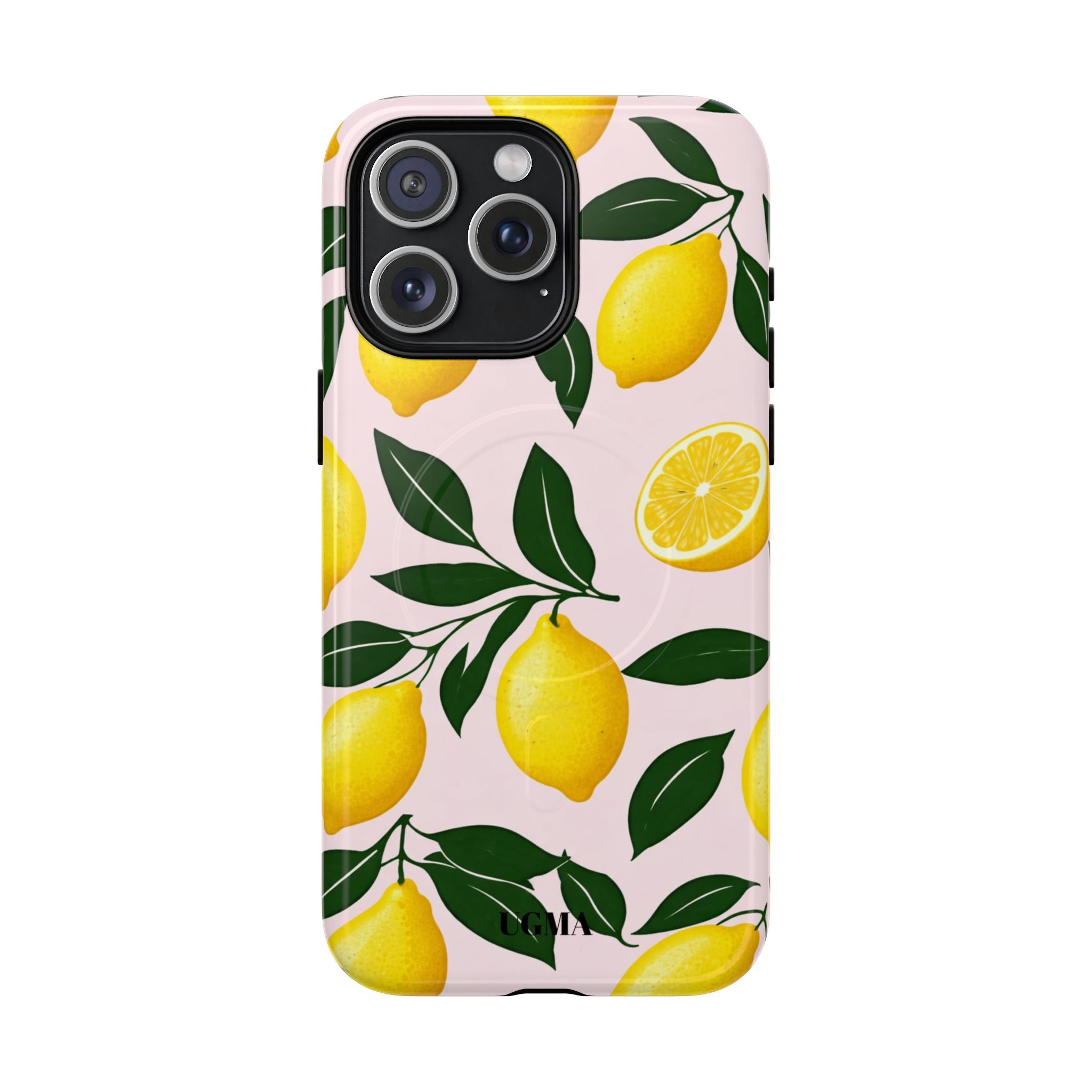 Lemon Pattern Tough Magnetic Phone Case
