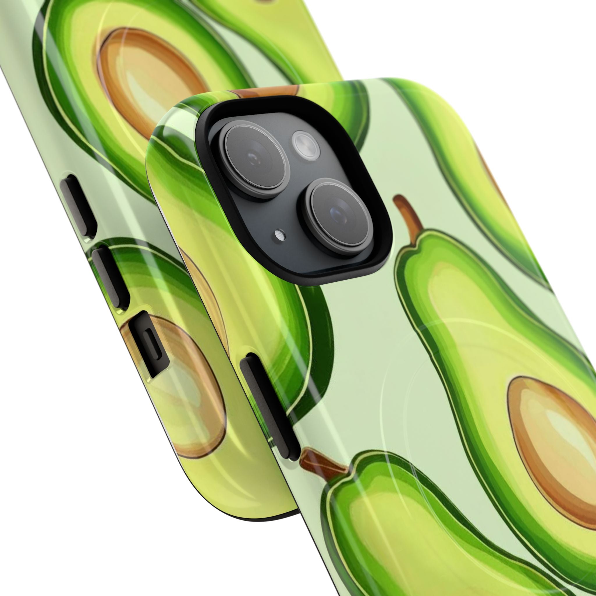 Avocado Pattern Phone Case — Tough Magnetic Protective Cover