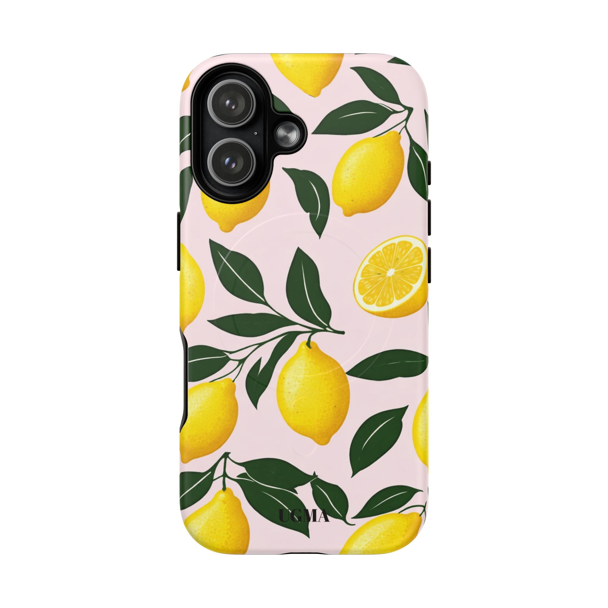 Lemon Pattern Tough Magnetic Phone Case