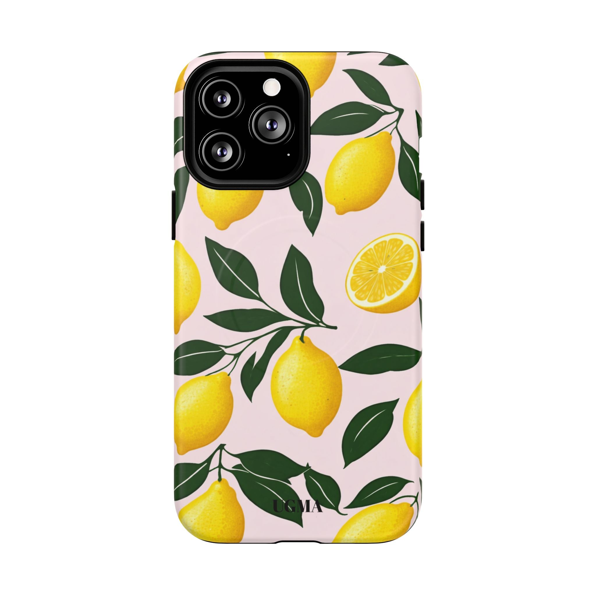 Lemon Pattern Tough Magnetic Phone Case