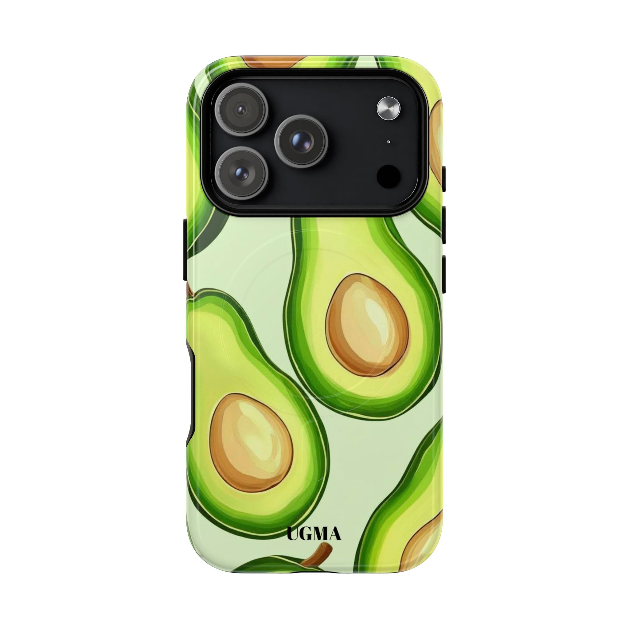 Avocado Pattern Phone Case — Tough Magnetic Protective Cover