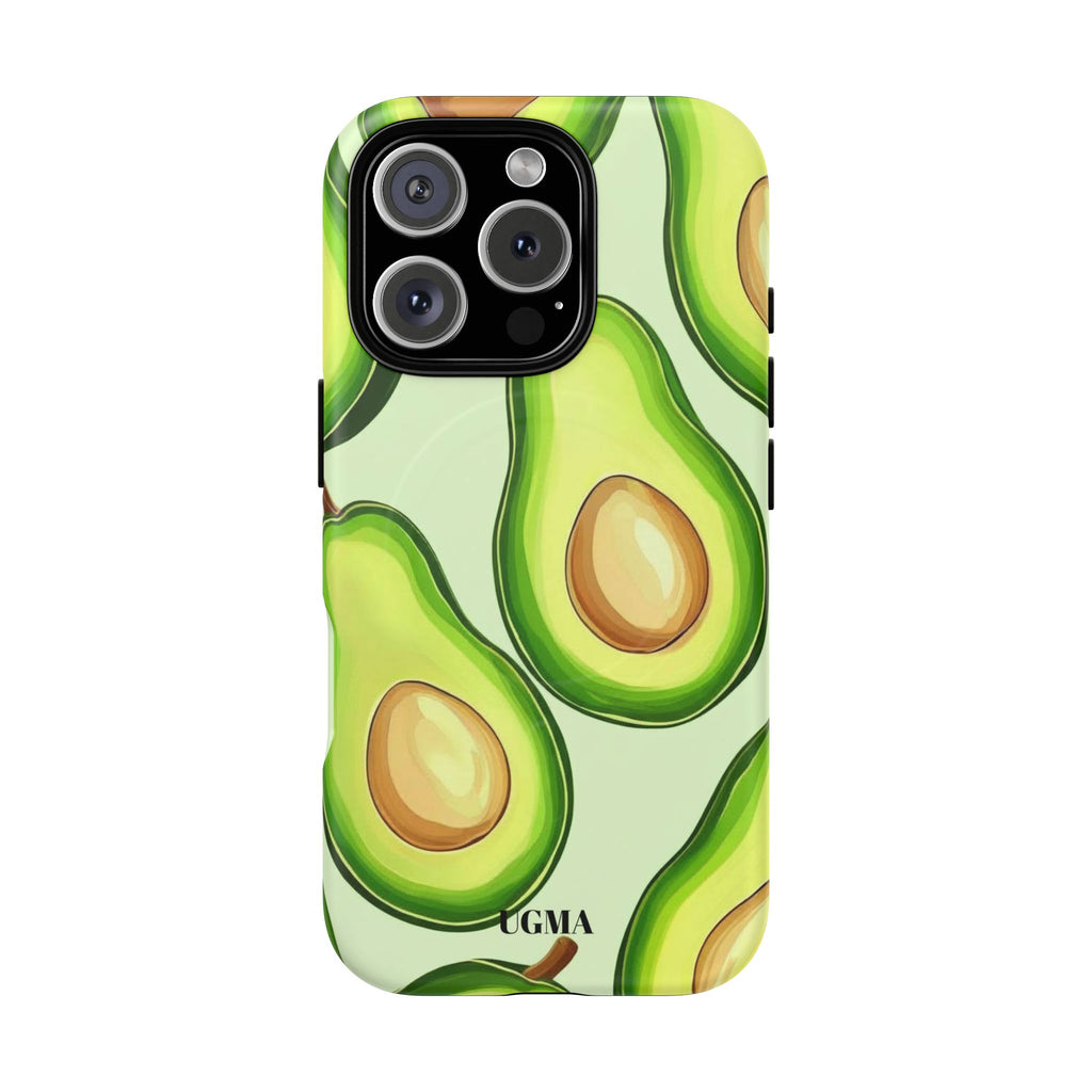Avocado Pattern Phone Case — Tough Magnetic Protective Cover