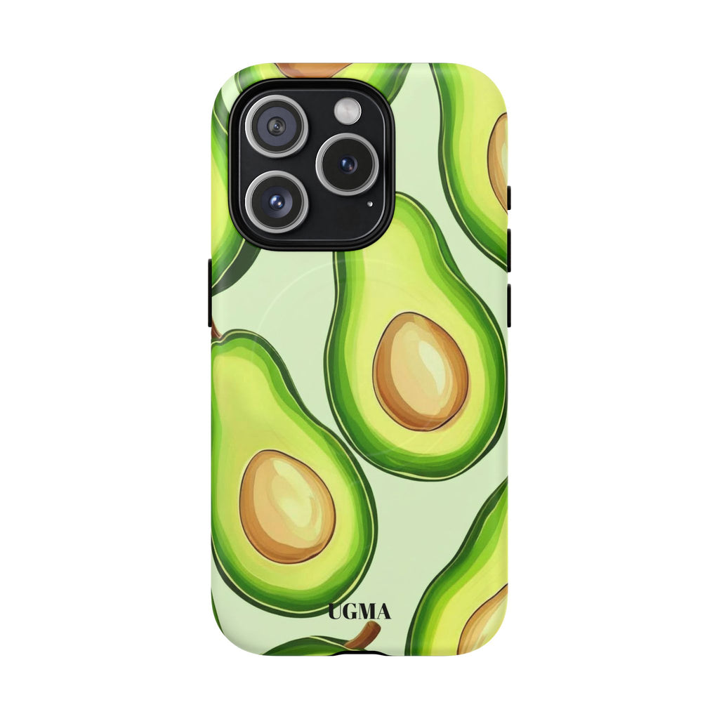 Avocado Pattern Phone Case — Tough Magnetic Protective Cover