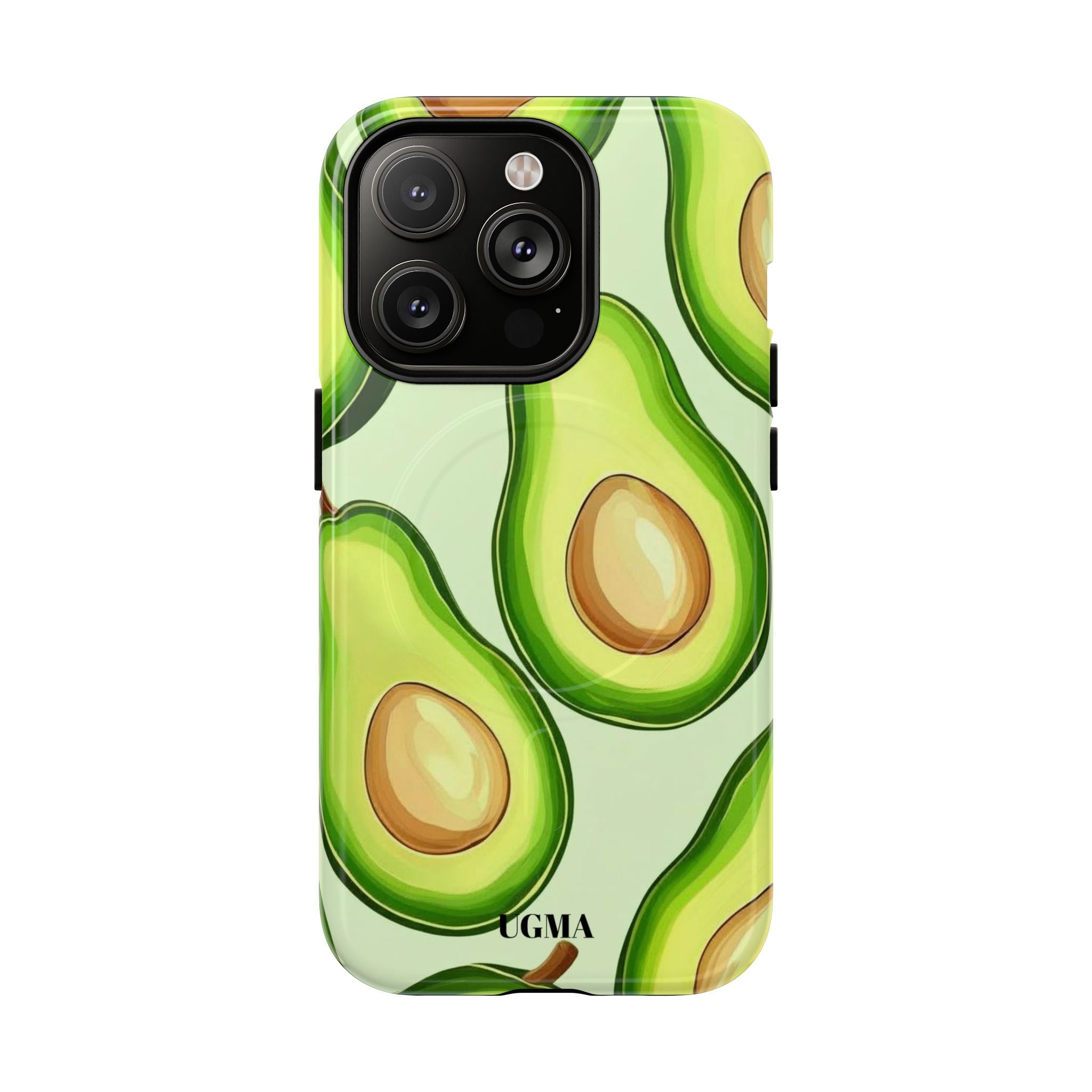 Avocado Pattern Phone Case — Tough Magnetic Protective Cover
