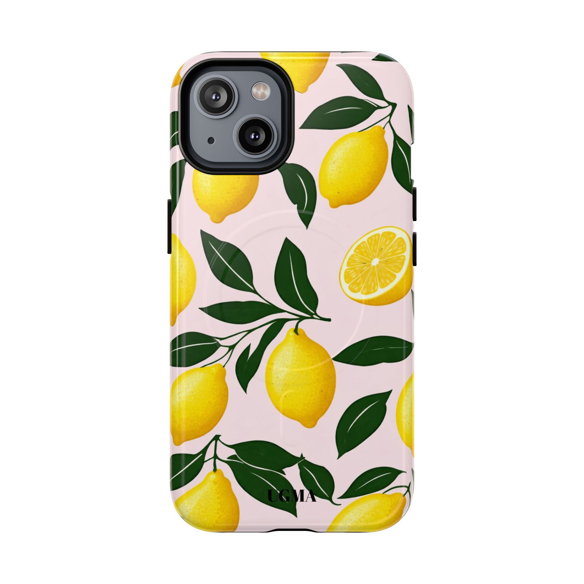 Lemon Pattern Tough Magnetic Phone Case