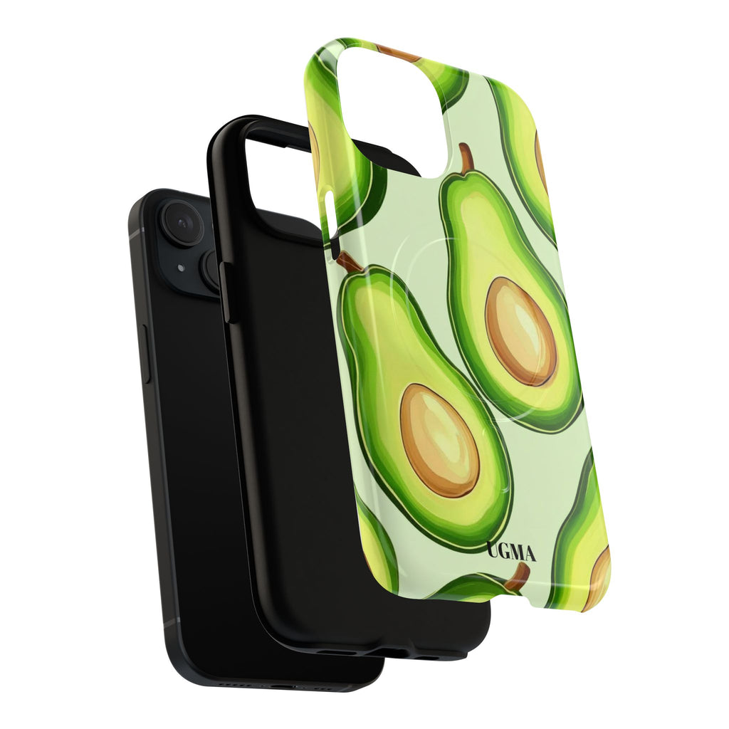 Avocado Pattern Phone Case — Tough Magnetic Protective Cover