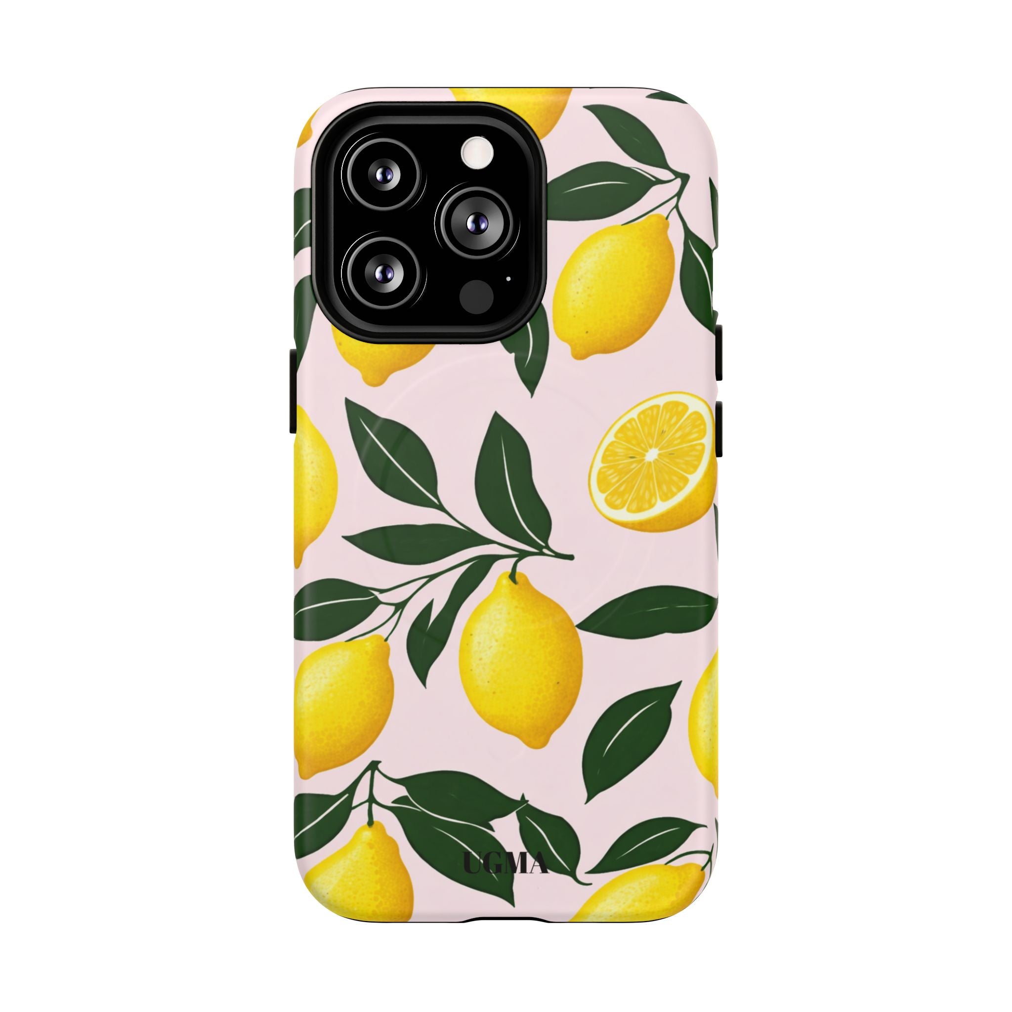 Lemon Pattern Tough Magnetic Phone Case