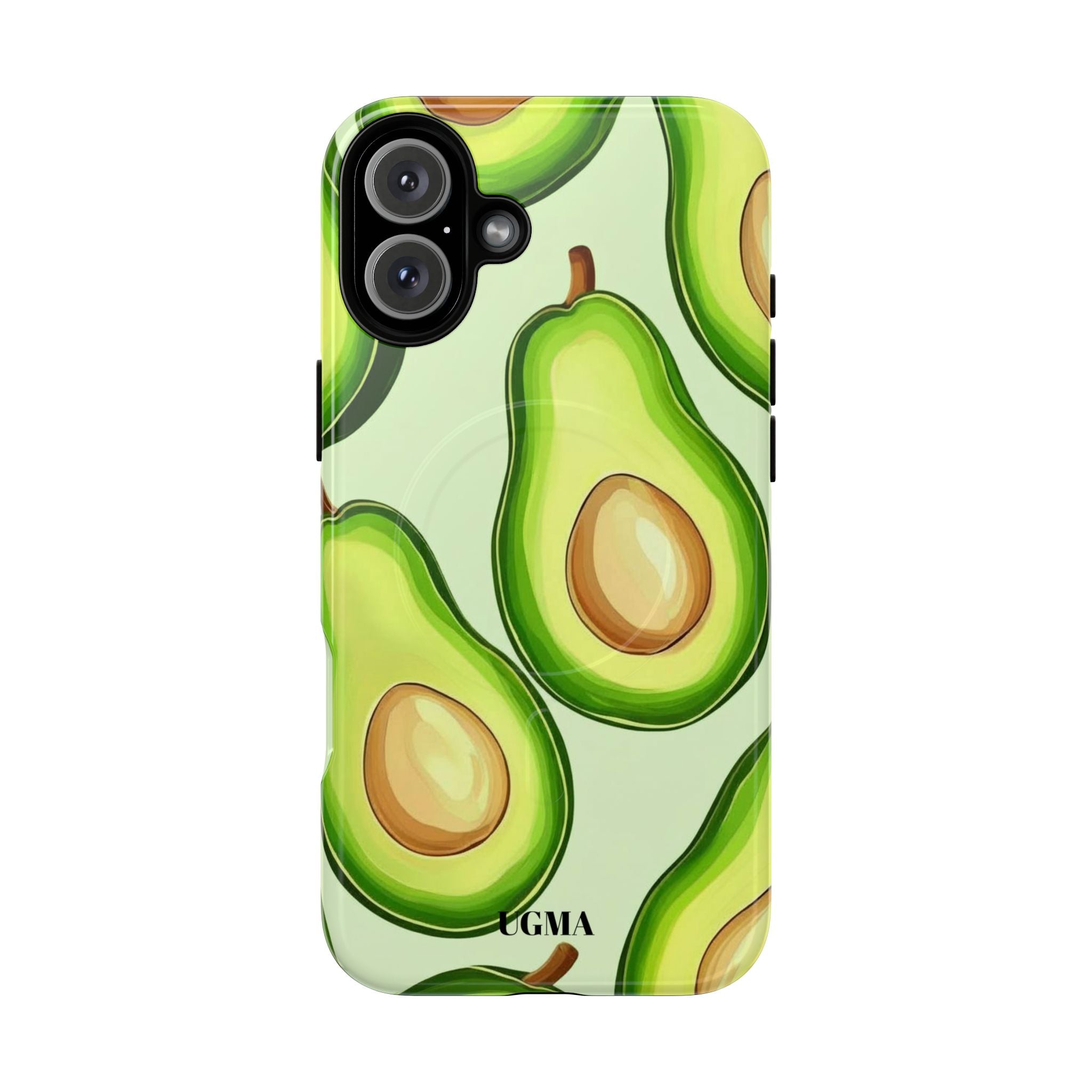 Avocado Pattern Phone Case — Tough Magnetic Protective Cover